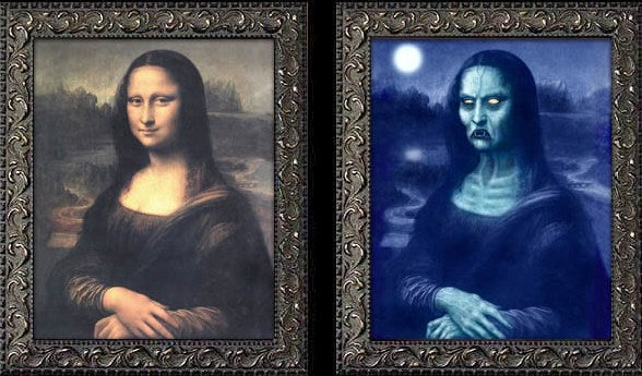 Haunted Memories Changing Portrait - Da Vinci Corpse