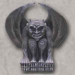 Large Terror Gargoyle with Wings