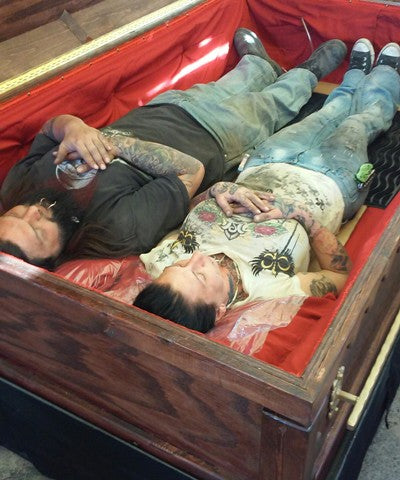 The Last Ride Double Wide Coffin